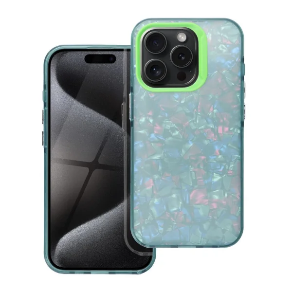 Shockproof Tutti Frutti Case for iPhone 13 Pro, Green 1