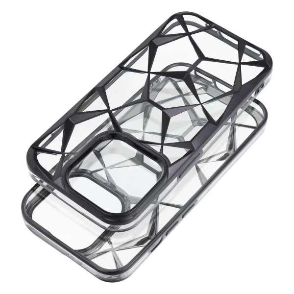 Силиконов калъф Twinki за iPhone 13 Pro, Черен 5