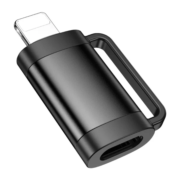 Адаптер HOCO UA31B OTG  от Lightning към Type C, 2A, Черен 2