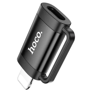Адаптер HOCO UA31B OTG  от Lightning към Type C, 2A, Черен 4