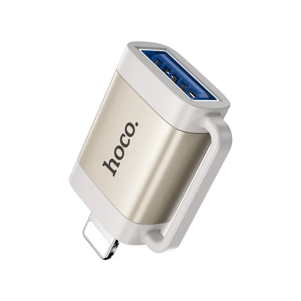 HOCO UA31A OTG Adapter Lightning to USB A, Gray 3