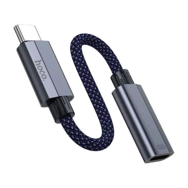 Адаптер HOCO UA29A OTG от Type C към Lightning, 15cm, Тъмно син 1