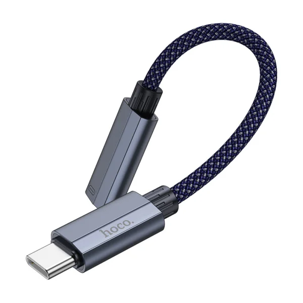 Адаптер HOCO UA29A OTG от Type C към Lightning, 15cm, Тъмно син 2