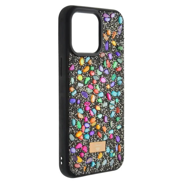 Shockproof case Diamond Blink for iPhone 15 Pro, Colorful stones 5