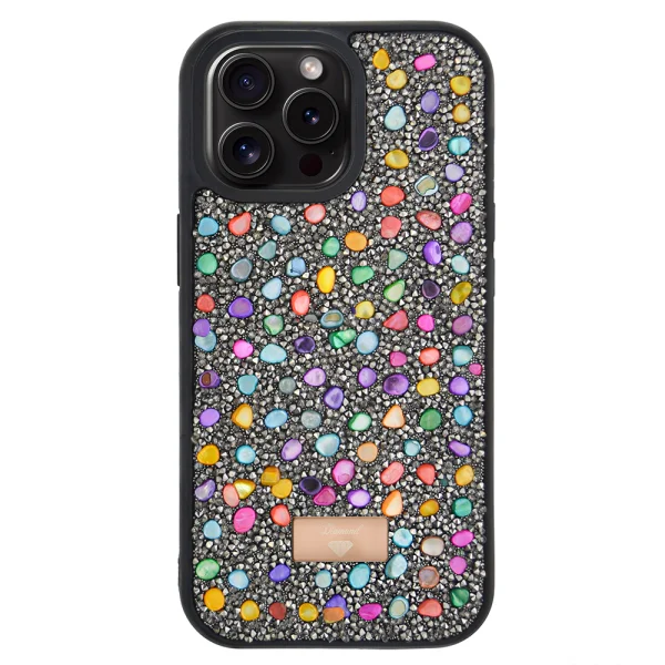 Shockproof case Diamond Blink for iPhone 15 Pro, Colorful stones 1