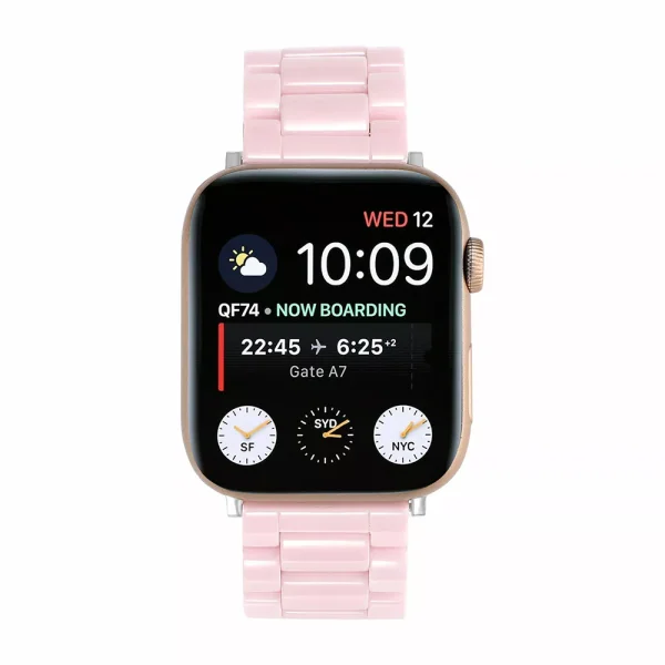 Ceramic Watch Strap for Apple Watch 38 / 40 / 41 mm, Pink 3