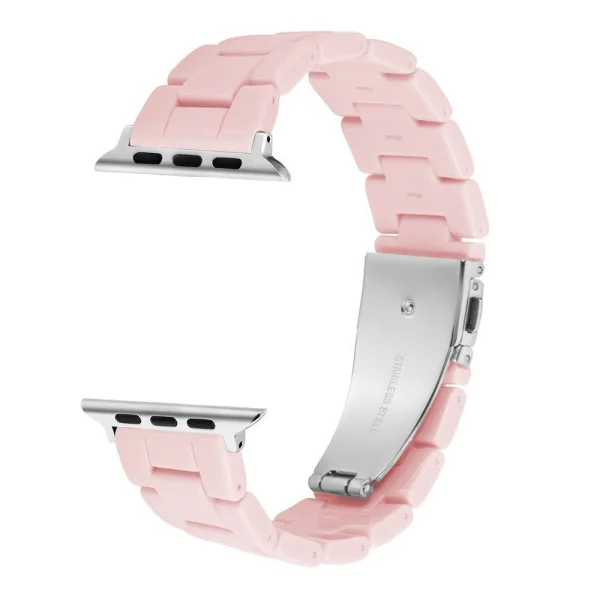 Ceramic Watch Strap for Apple Watch 38 / 40 / 41 mm, Pink 2