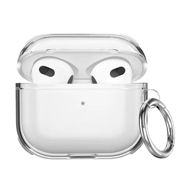Калъф за слушалки Airpods, прозрачен 1