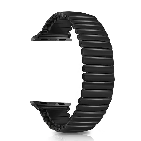 Metal Elastic Strap Elastic for Apple Watch 42 /44 /45 / 49mm, Black 2