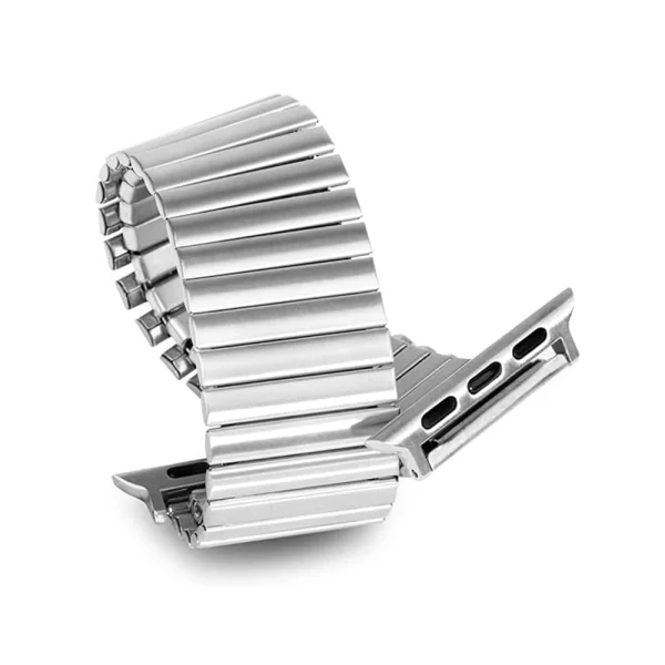 Metal Elastic Strap Elastic for Apple Watch 42 /44 /45 / 49mm, Silver 2
