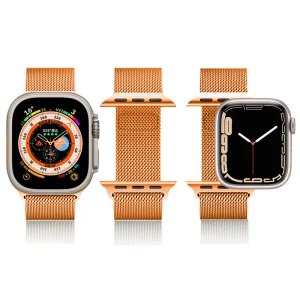 Metal Strap Magnet for Apple Watch 38 / 40 / 41mm, Orange 3