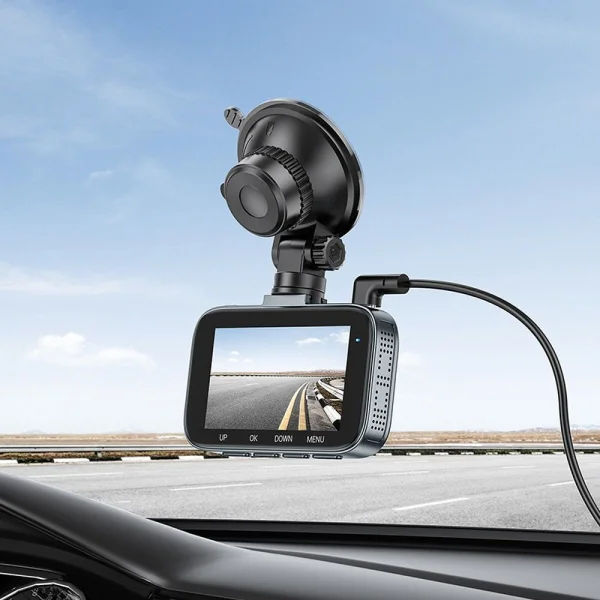 HOCO DV5 Dash Cam, 3-inch Screen, 1080p/30 fps, Gray 4