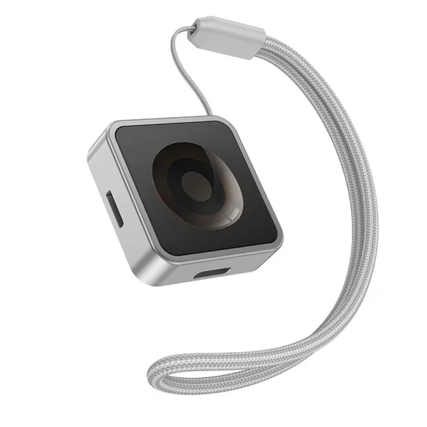 HOCO CW55 wireless charger compatible with Apple Watch, 2.5W, Silver 1