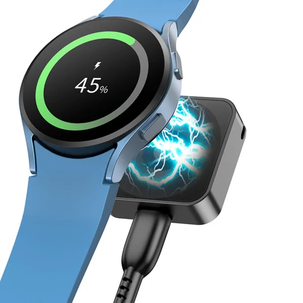 Wireless charger HOCO CW56 compatible with Samsung Watch, 2.5W, Black 2