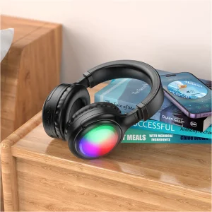 HOCO W48 Bluetooth Wireless Headphones, Black 3