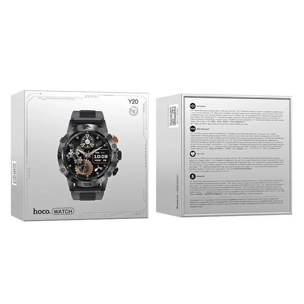 Smart Watch HOCO Y20 with call function, Black 4