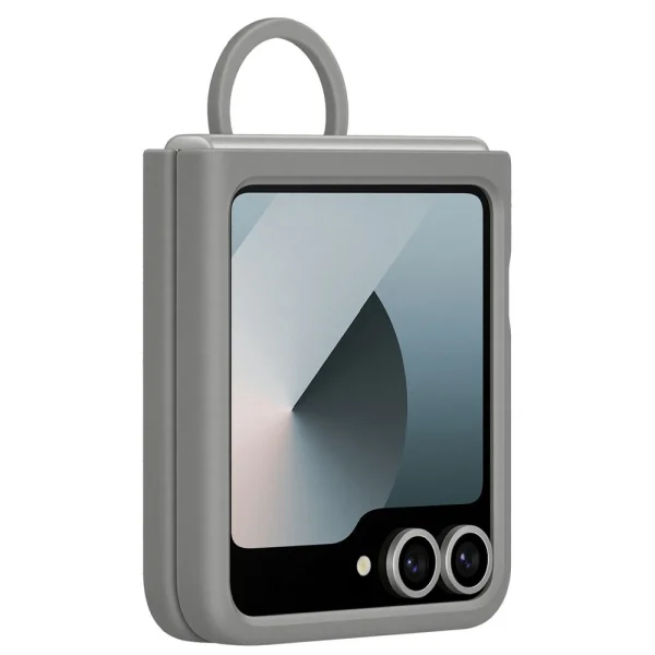 Калъф Samsung Silicone Cover with Ring за Samsung Galaxy Z Flip 6, EF-PF741TJE, Сив 3