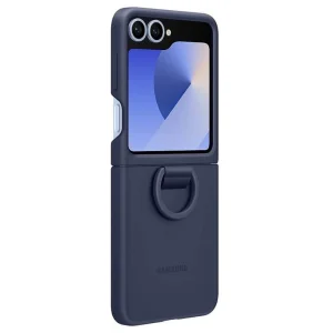 Калъф Samsung Silicone Cover with Ring за Samsung Galaxy Z Flip 6, EF-PF741TNE, Син