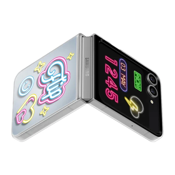 Калъф Samsung FlipSuit за Samsung Galaxy Z Flip 6, EF-ZF741CTE, Прозрачен 2