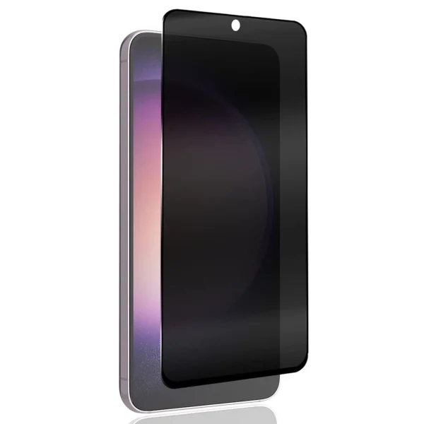 Стъклен Протектор 5D Full Glue PRIVACY за Samsung Galaxy S23, без дупка за пръстов отпечатък 1