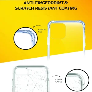 Shockproof case Armor Jelly Roar for iPhone 16 Pro Max, Transparent 4