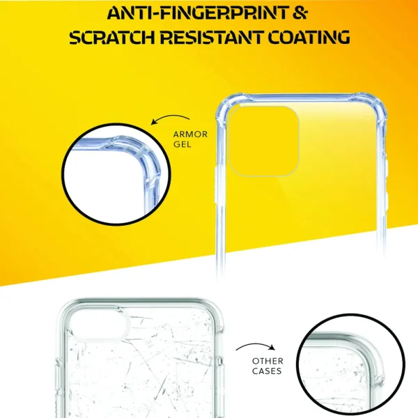 Armor Jelly Roar Shockproof Case for iPhone 16 Pro, Transparent 4