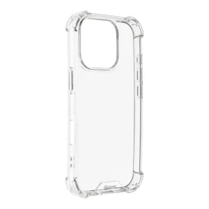 Удароустойчив калъф Armor Jelly Roar за iPhone 16 Pro, Прозрачен