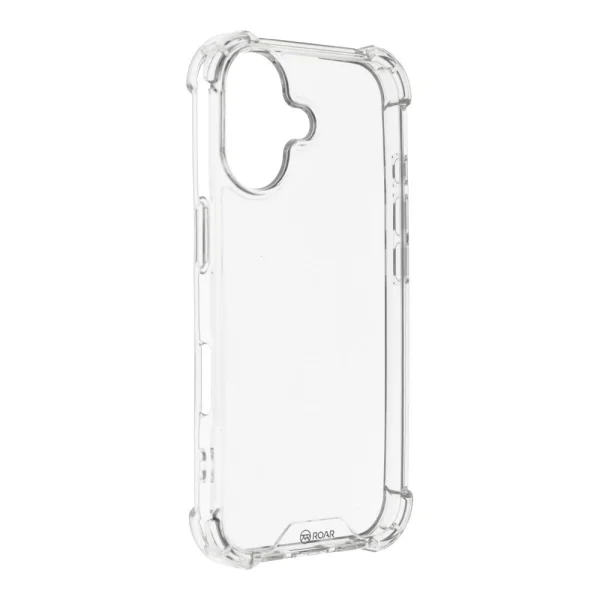 Shockproof case Armor Jelly Roar for iPhone 16, Transparent 3