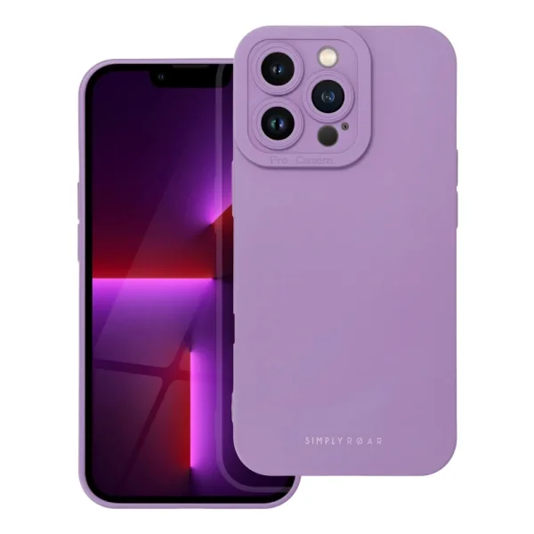 Silicone Case Roar Luna Case for iPhone 16 Pro, Purple 2