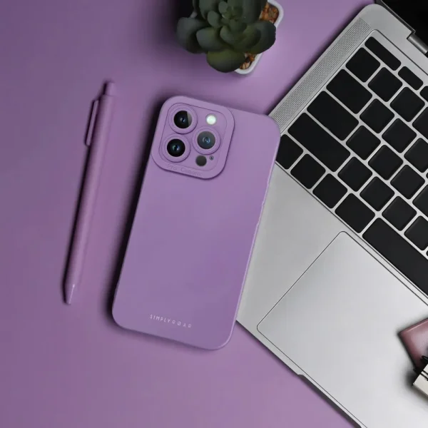 Silicone Case Roar Luna Case for iPhone 16 Pro, Purple 3