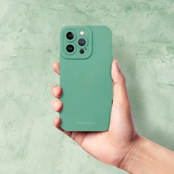 Silicone case Roar Luna Case for iPhone 16 Pro Max, Green 3