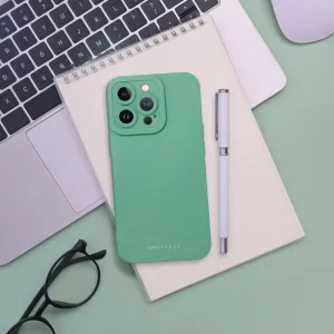 Silicone case Roar Luna Case for iPhone 16 Pro Max, Green 4