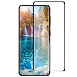 Стъклен Протектор Full Glue 5D за Samsung Galaxy S21 PLUS, Черен