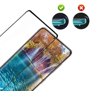 Стъклен Протектор Full Glue 5D за Samsung Galaxy S21 PLUS, Черен 3
