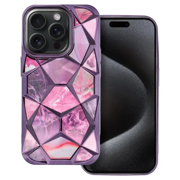 Силиконов калъф Twinki за iPhone 16 Pro Max, Лилав 1
