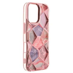 Силиконов калъф Twinki за iPhone 16, Розов 4