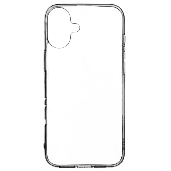 Silicone case for iPhone 16, 0.5 mm, Transparent 2