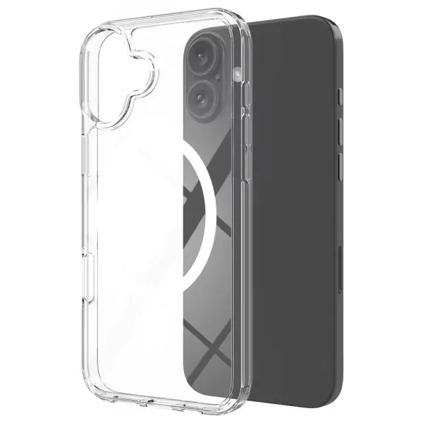 Shockproof Case MagSF for iPhone 16 Plus, Transparent 5