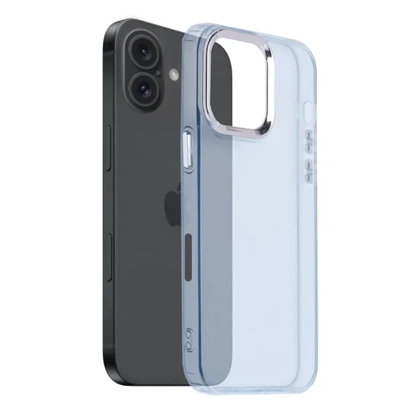 PEARL Silicone Case for iPhone 16, Light Blue 2