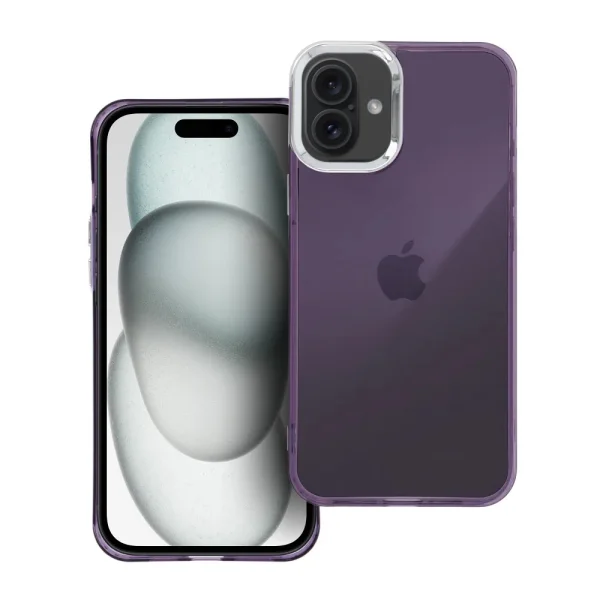 Силиконов калъф PEARL за iPhone 16 Plus, Лилав 2