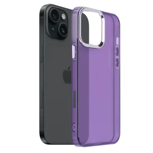 Силиконов калъф PEARL за iPhone 16 Pro Max, Лилав