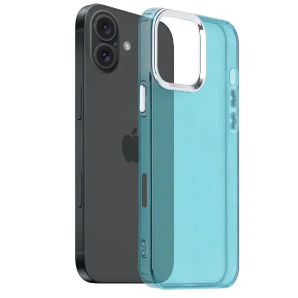 Силиконов калъф PEARL за iPhone 16, Зелен 2