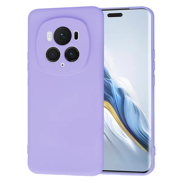 Силиконов калъф Techsuit SoftFlex за Huawei Honor Magic6 Pro, Светло лилав 1