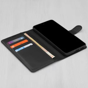 Калъф тефтер Techsuit Leather Folio за Huawei Honor Magic6 Pro, Черен 4