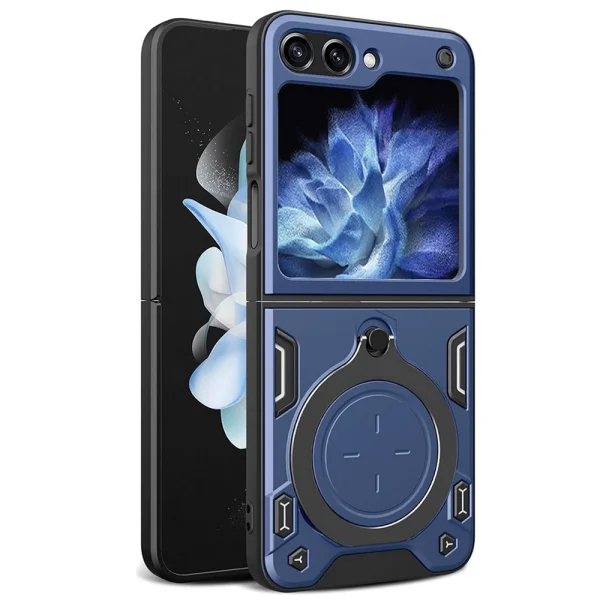 Shockproof back cover Techsuit Camguard pro for Samsung Galaxy Z Flip 6, Blue 1