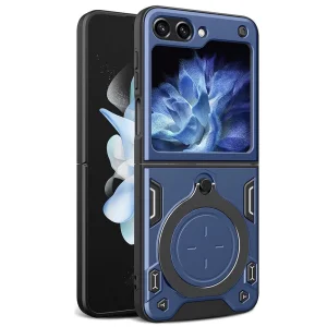 Удароустойчив гръб Techsuit Camguard pro за Samsung Galaxy Z Flip 6, Син