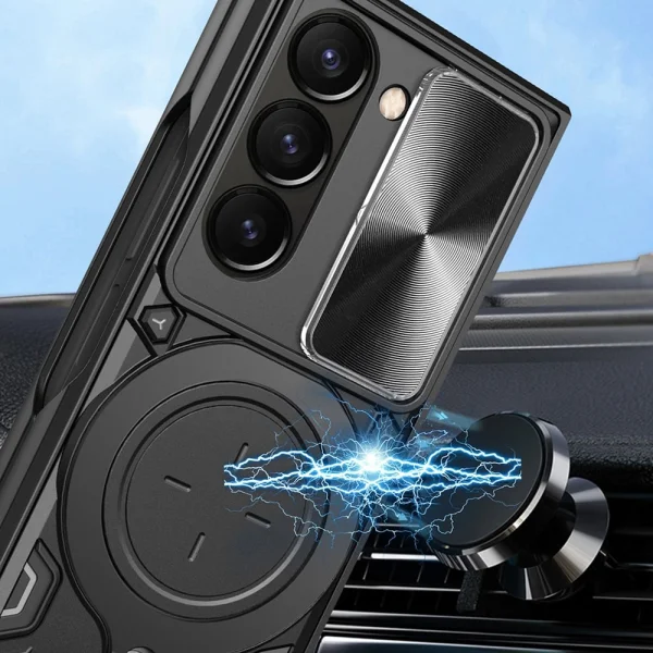 Удароустойчив калъф Techsuit Camguard pro за Samsung Galaxy Z Fold 6, Черен 4