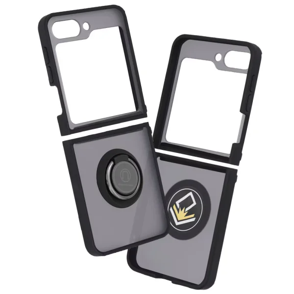 Shockproof case Techsuit Glinth for Samsung Galaxy Z Flip 6, Black 1