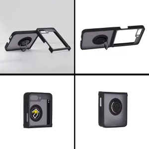 Shockproof case Techsuit Glinth for Samsung Galaxy Z Flip 6, Black 3