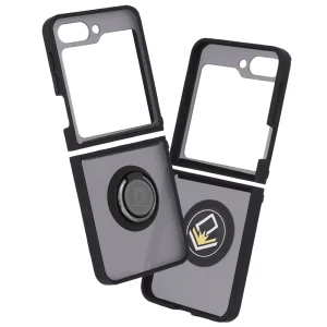 Удароустойчив калъф Techsuit Glinth за Samsung Galaxy Z Flip 6, Черен